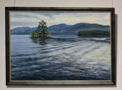 Ilta Kolilla, 990 €, öljymaalaus 2023, koko 50 x 70 cm